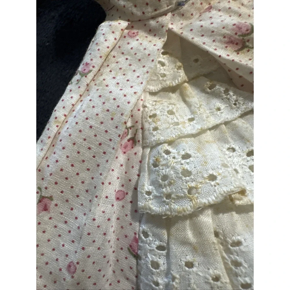 Vintage Barbie Garden Party Floral Dress # 931 Mattel Black Label‎ Tagged